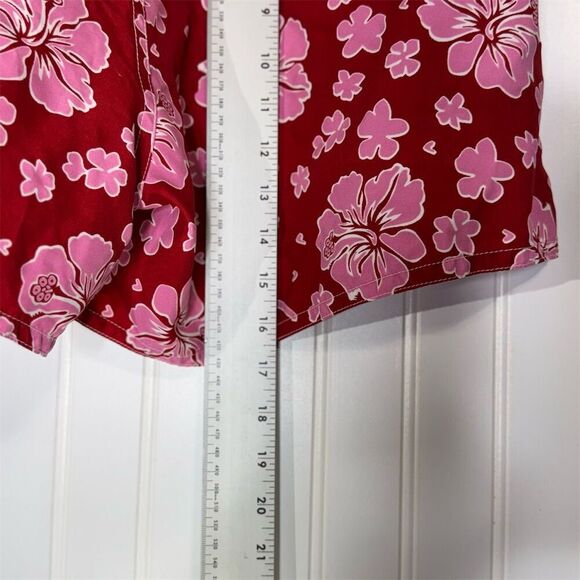 Xhilaration Women's Floral Swim Shorts Red Size XL Beachwear - Picture 3 of 6